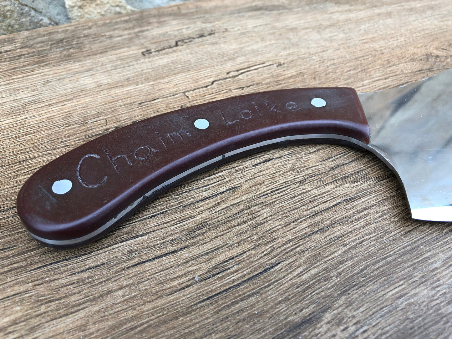 Stainless steel knife, kitchen knife, butcher knife, bridesmaid gift, meat chopper, veggie, bridesmaids gifts, chef gift,kitchen gift,knives