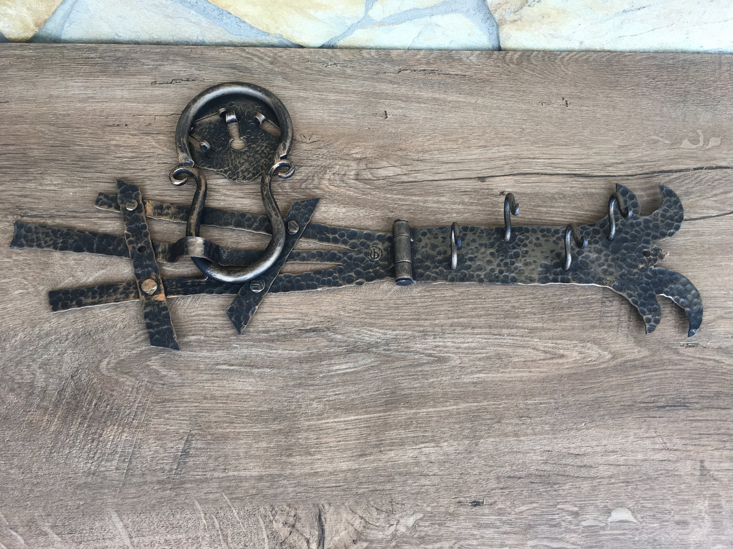 Wall key holder, key holder for wall, key hooks, key holder, hooks, hook, key hook for wall, iron gifts, womens gift, mens gift, dad gift