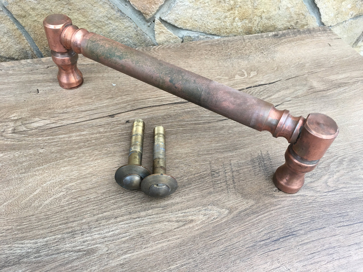 Copper door handle, barn door handle, door handle, barn door pull, door handles, copper gift, door pulls, garage pull, handle for wickets