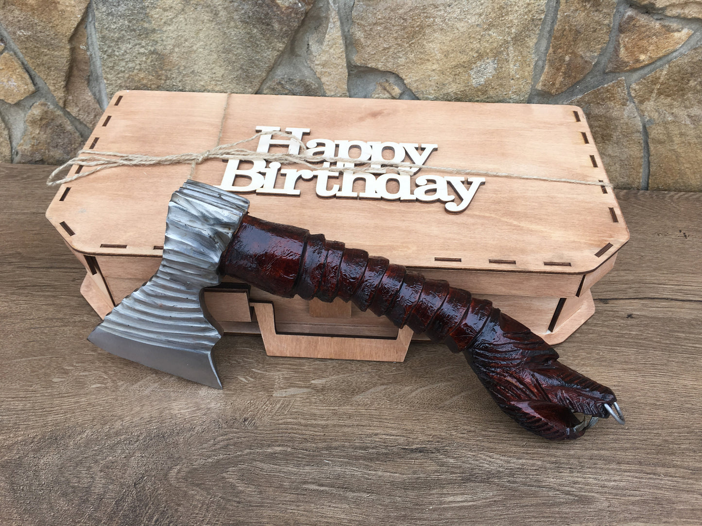 Mens axe, stress relief, viking axe, axe gift, mens birthday gift, mens valentines, mens organizer,hatchet,mens gifts,mens jewelry,manly art