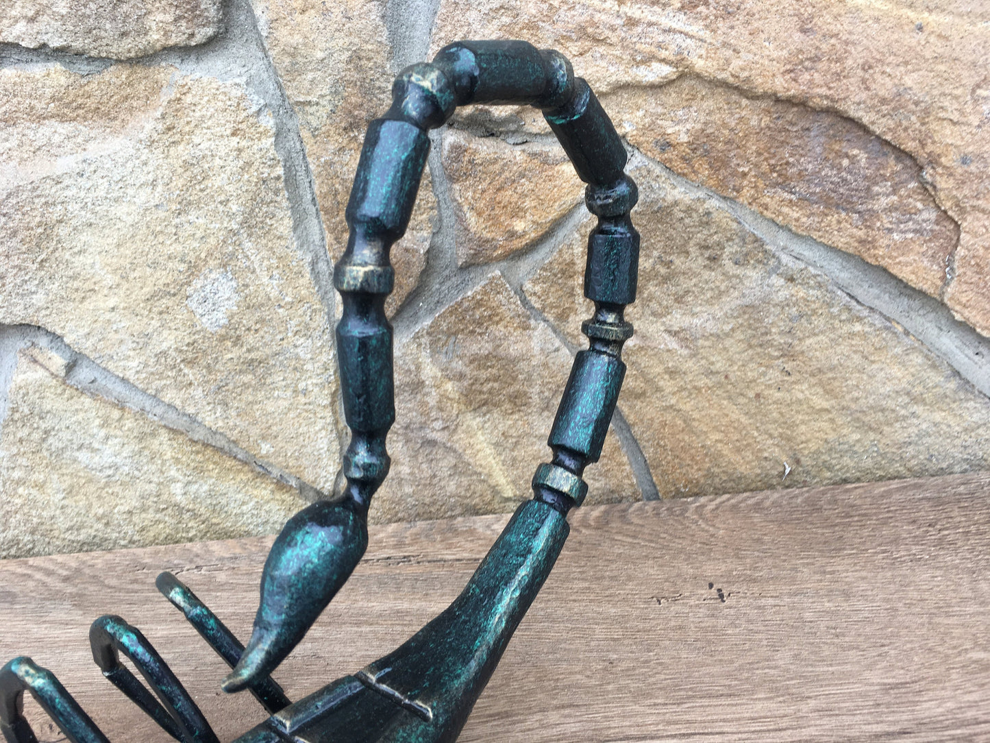 Hand forged scorpion, metal scorpion, metal art, metal art work, hand hammered art, blacksmith creations, metal sculptures,metal figurines