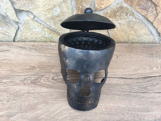 Ashtray, ash tray, ashtray skull, ashtray deco, horror gift, Halloween gift, ashtray cigar, smokers pipe, smoking accessory, smokers tool