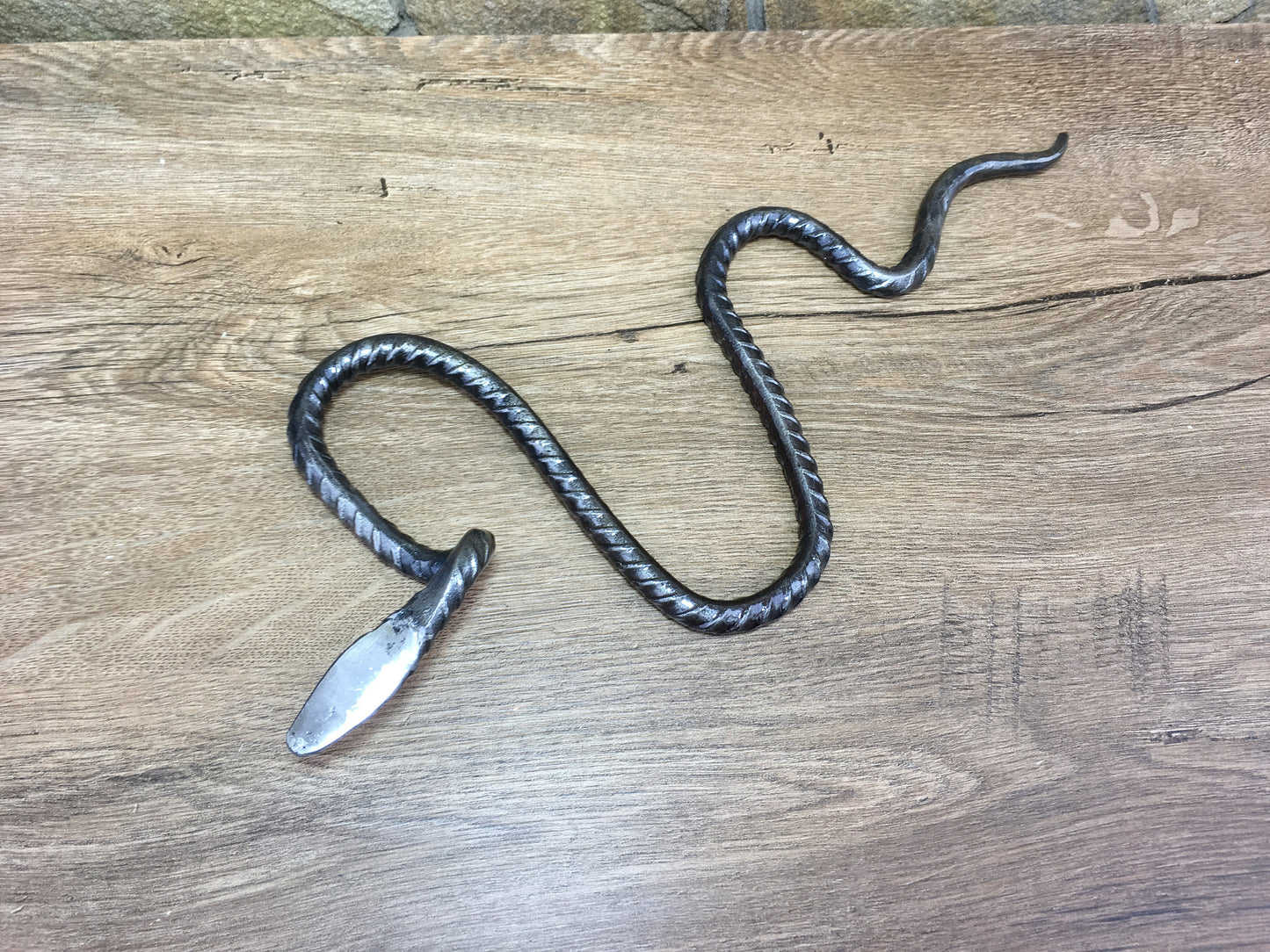Snake, iron snake, garden decor, rebar snake, industrial art, yard decor, yard art, garden art, metal snake, steel snake, reptile