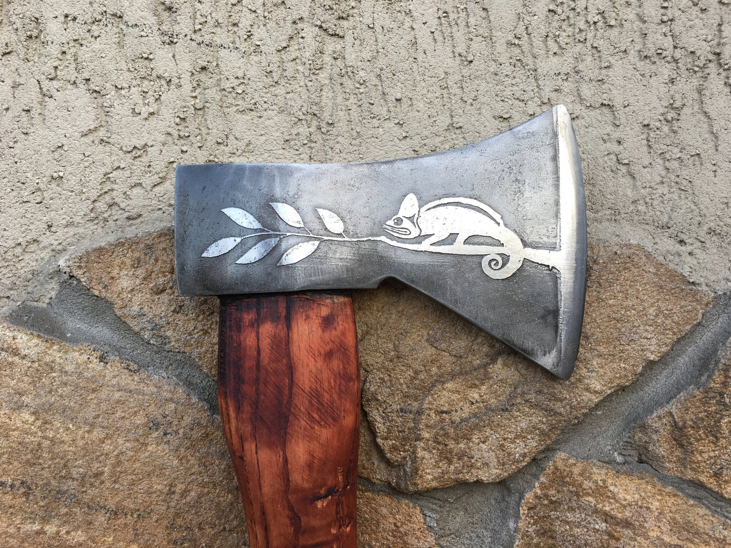 Viking hatchet, viking axe, tomahawk, mens gifts, medieval axe, iron gift for him, chameleon, viking camp kit, viking gifts, iron gifts, axe