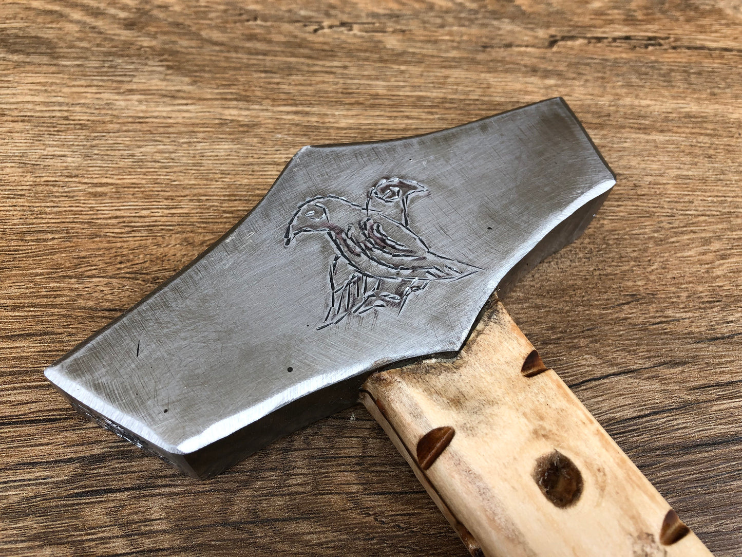 Custom hammer, hammer, valknut triangles, helm of awe, hugin munin ravens, Thors hammer, mjolnir, mens gifts, mens gift, iron anniversary