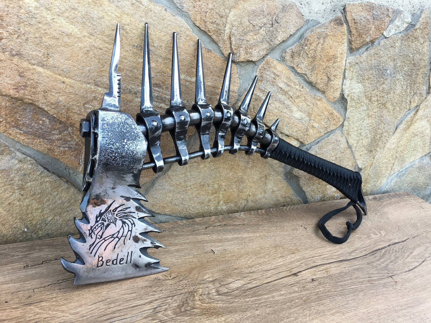 Fathers Day gift, viking axe, tomahawk, hatchet, viking, gift for husband, 6th anniversary gift for him, his birthday gift, skeleton, viking