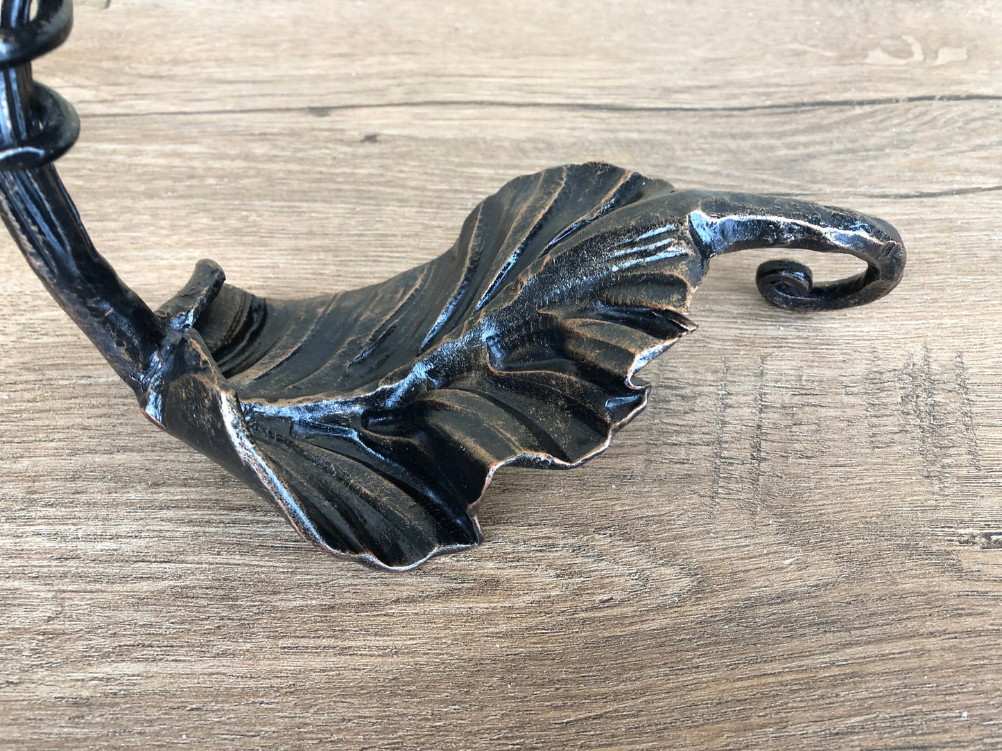 Candle holder, iron anniversary gift for her, candle holder metal, forged candle holder, candle stick metal, candlestick holder,candle stand