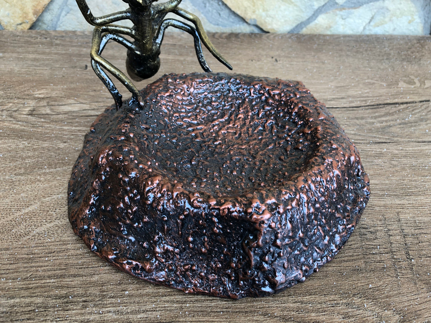 Ashtray, ash tray, cigar ashtray, cigar holder, smoker, tobacco, cigarette case, cigarettes, accessories for smoker, iron gift for her