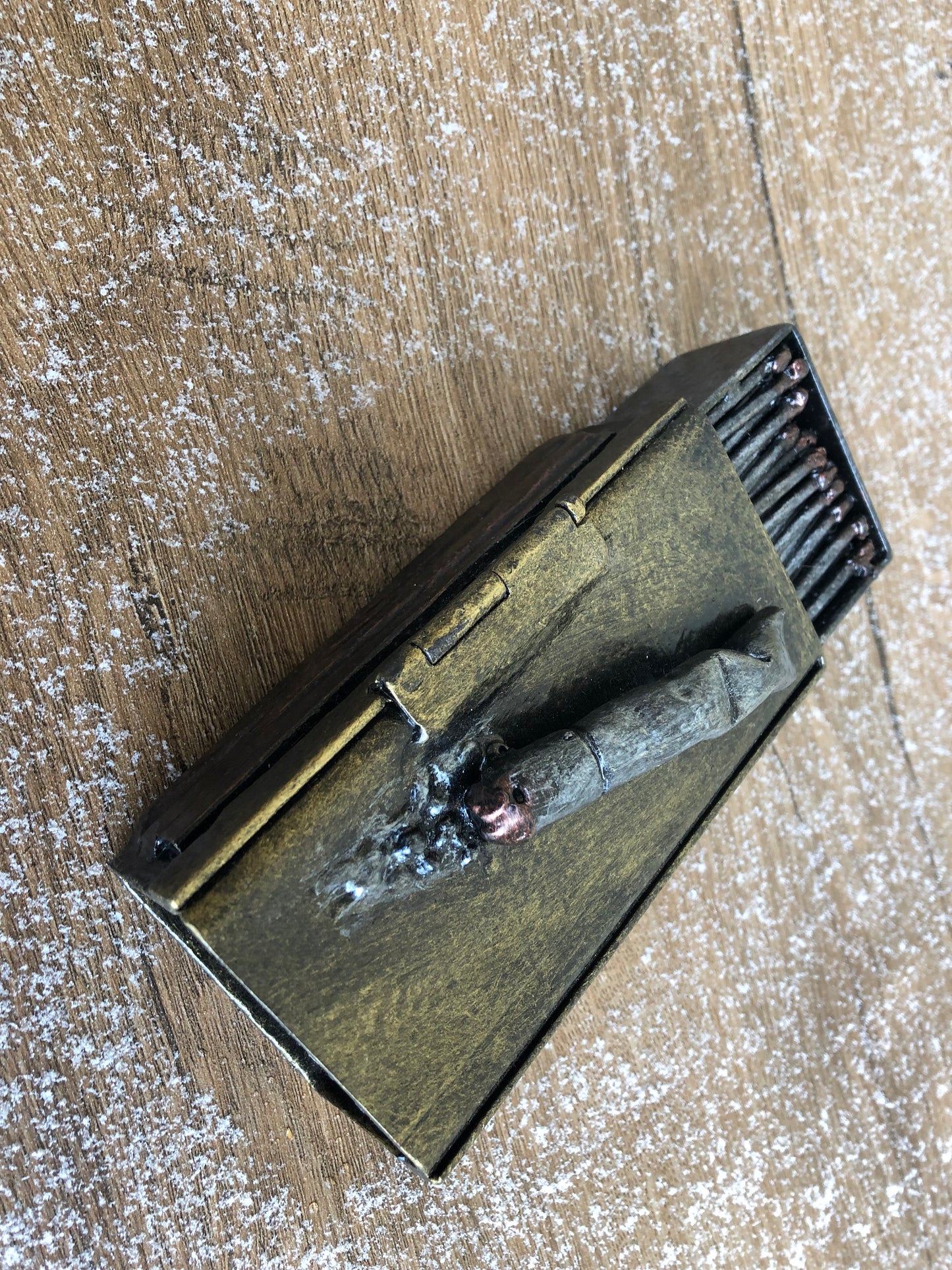 Ashtray forged metal, cigar ashtray, ash tray, cigar ash tray, cigarette holder case,smoker accessories, tobacco,gift for smoker, cigar case