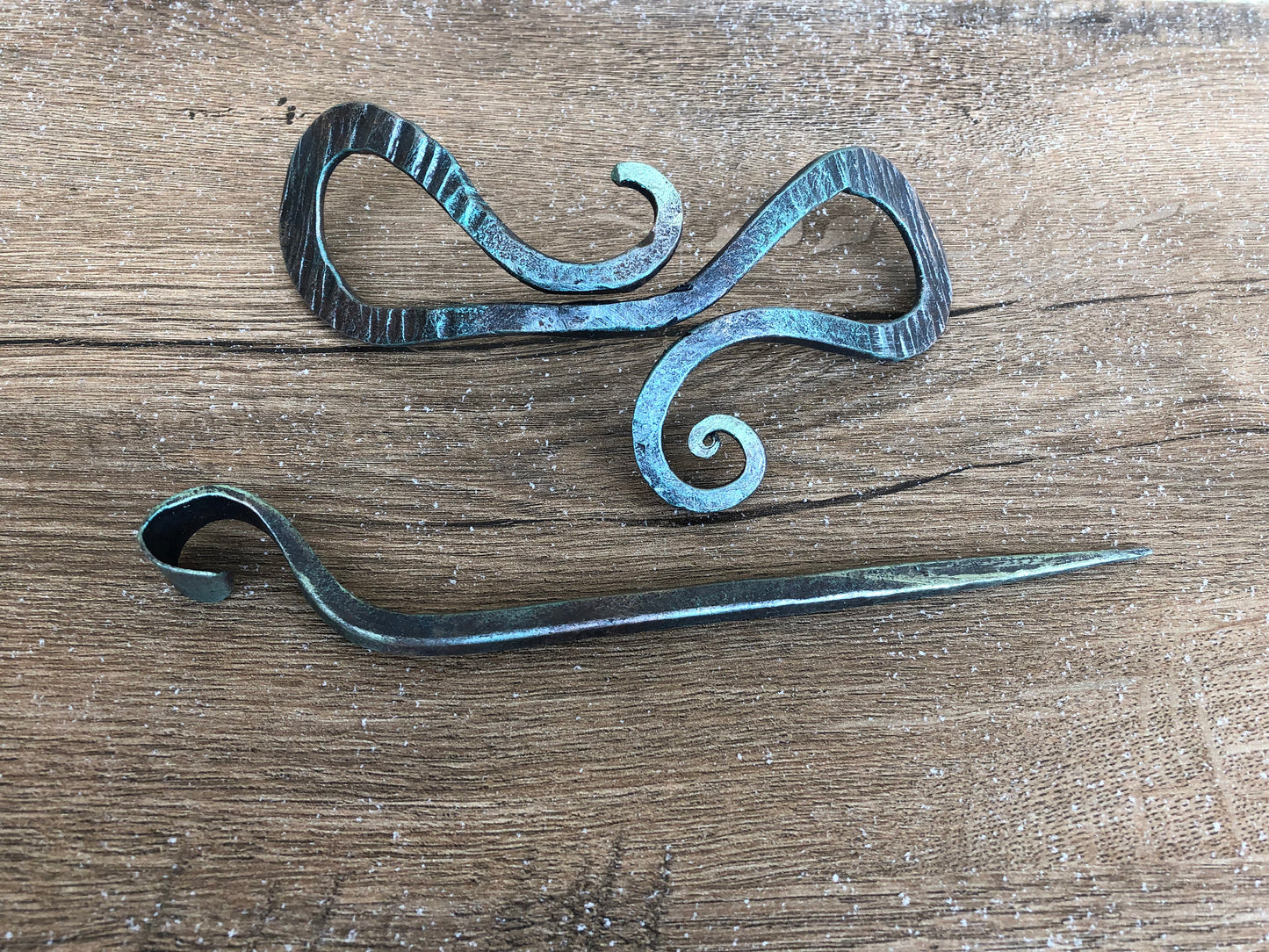 Hair pin, iron anniversary, hair clip, hair slide, hair barrette, bun holder, hair jewelry, bridal hair pin, hair stick, iron gift for her