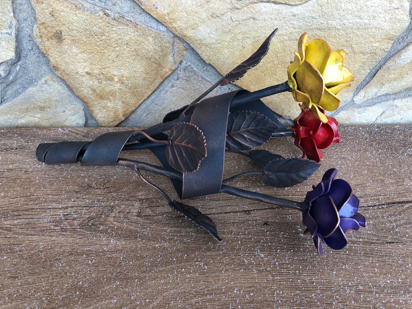 Metal bouquet, rose bouquet, iron gift for wife spouse woman, wedding bouquet, 6th anniversary gift,bridal bouquet,wedding flowers,iron rose