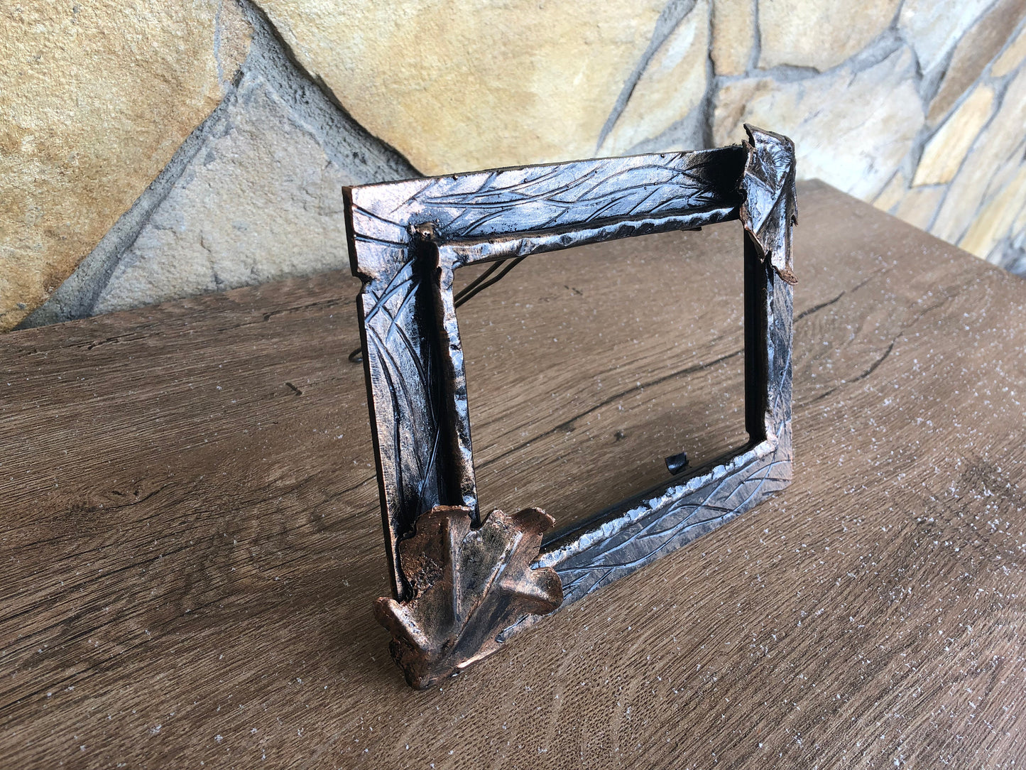 Steel photo frame, 11 year anniversary gift,steel anniversary gift for her, 11th year anniversary,wedding anniversary gift,wedding iron gift
