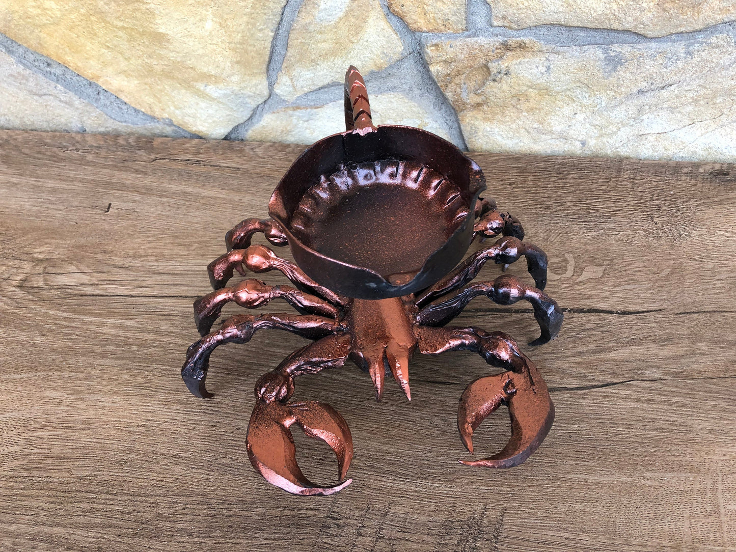 Ashtray, scorpion art, Zodiac figurine, scorpion armor, scorpion charm, scorpion claw, cigar ashtray, cigarette gift, mens gifts, scorpion