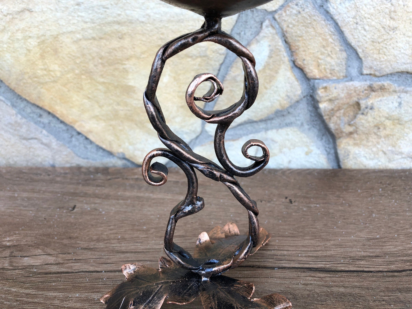 6 year anniversary,candle holder, iron gift for her,steel anniversary gift for her,candlestick holder,wedding anniversary gift for her