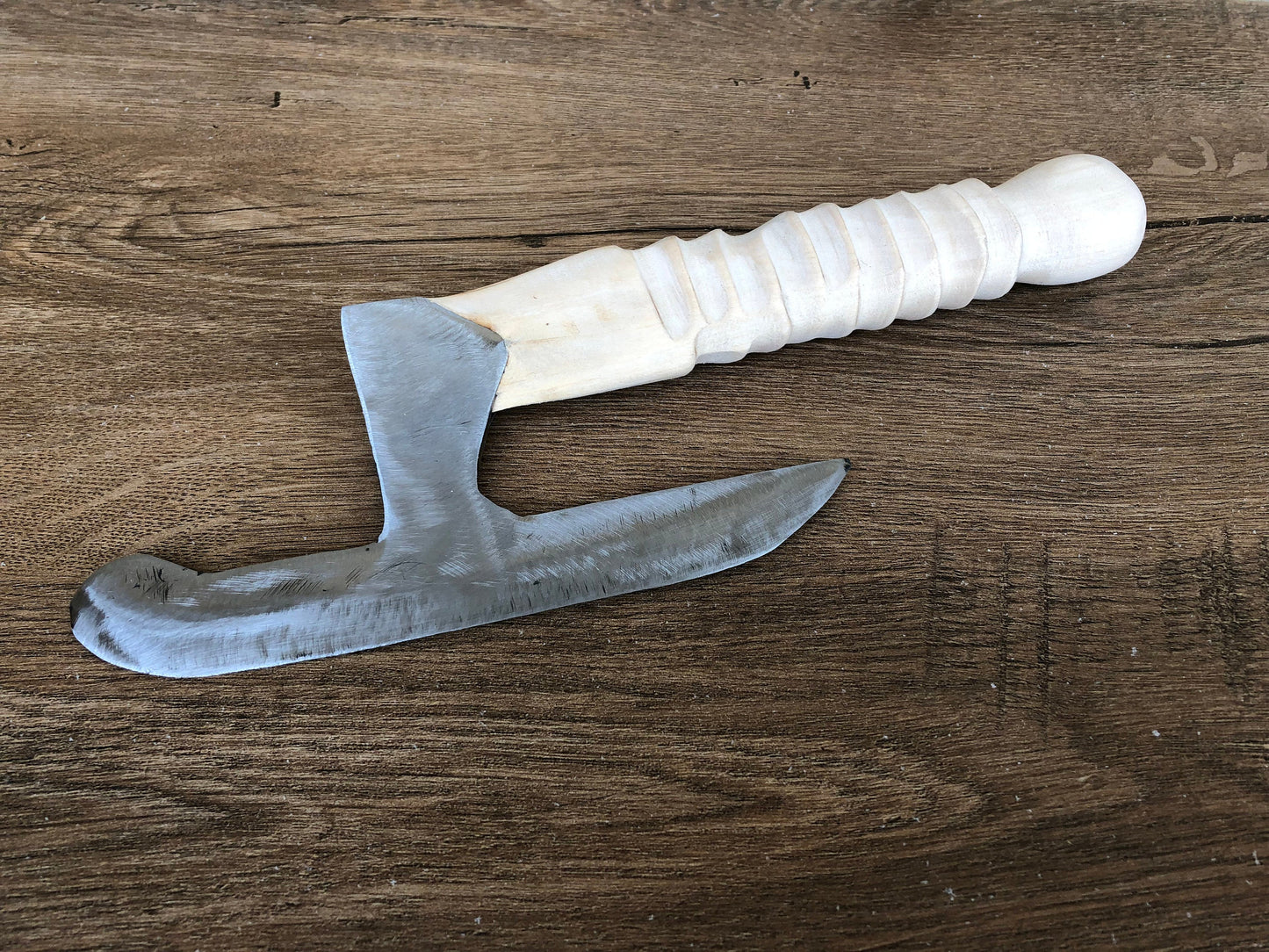 Kitchen hatchet, kitchen axe, viking axe, medieval axe, wood carving, exclusive gift, kitchen utensils, meat axe, tomahawk, Damascus steel