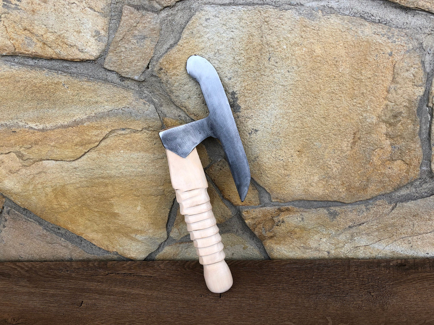 Kitchen hatchet, kitchen axe, viking axe, medieval axe, wood carving, exclusive gift, kitchen utensils, meat axe, tomahawk, Damascus steel