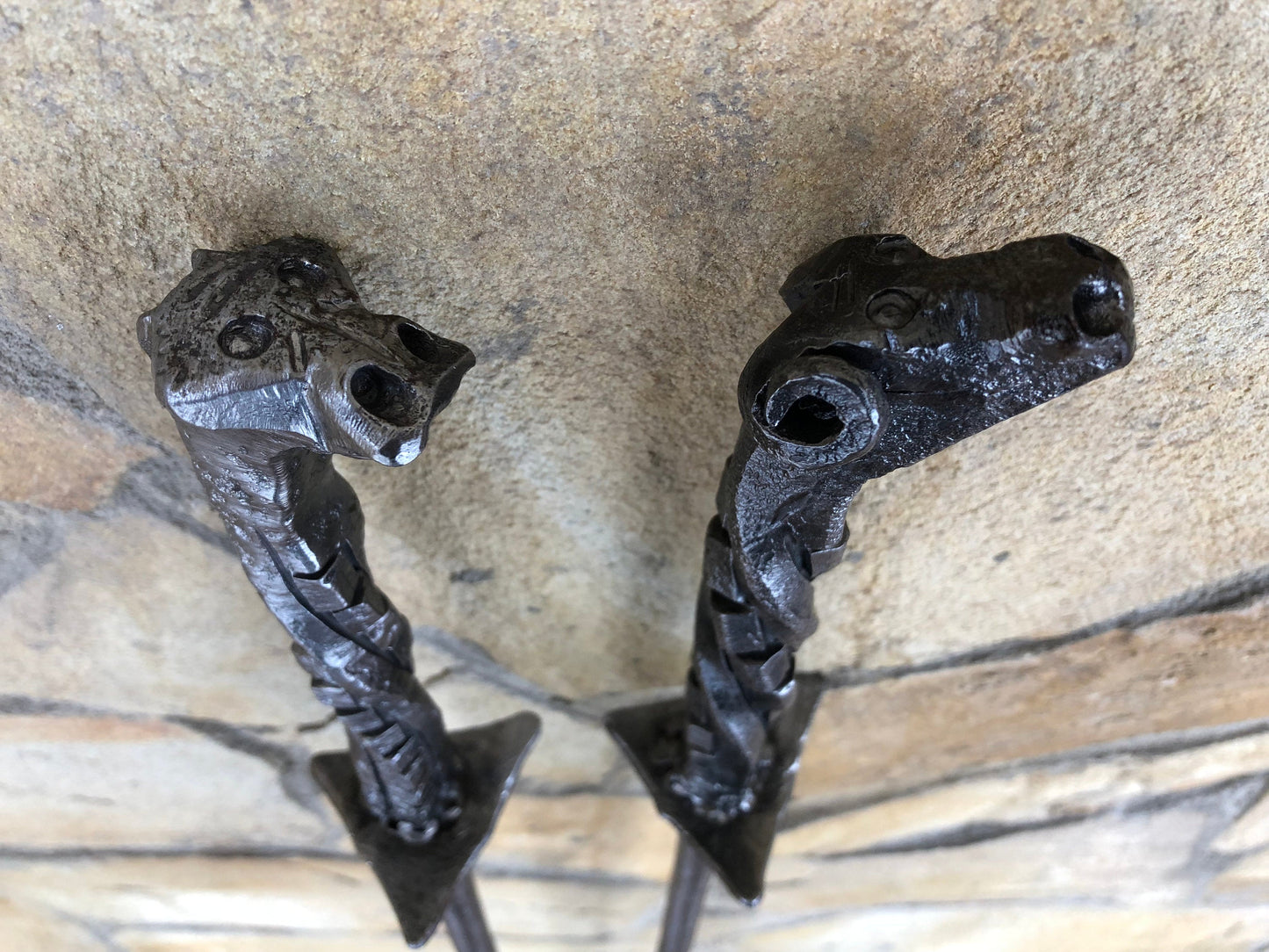 Fire poker, fire tool, fireplace, fireside, hand forged fire poker, fire accessories, anniversary gift, home decor, iron gift, firewood