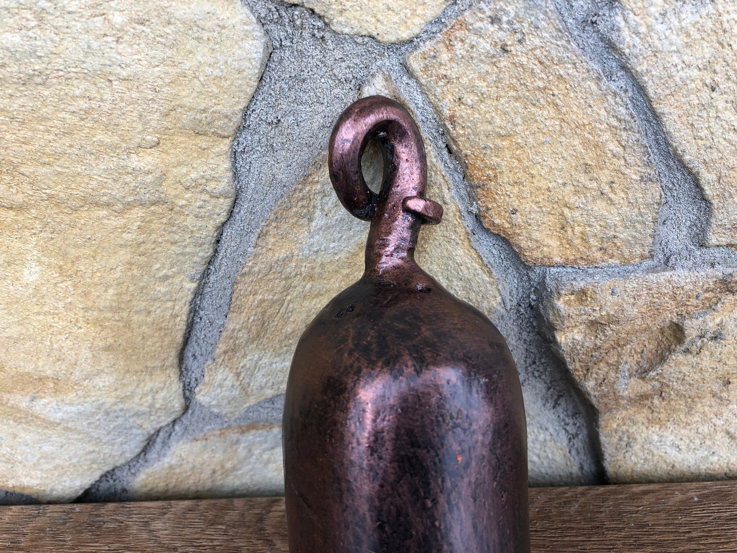 Bell for door, hand forged bell, bell, iron gift, wedding anniversary, anniversary gift, iron bell, steel bell, steel gift, bell with hook