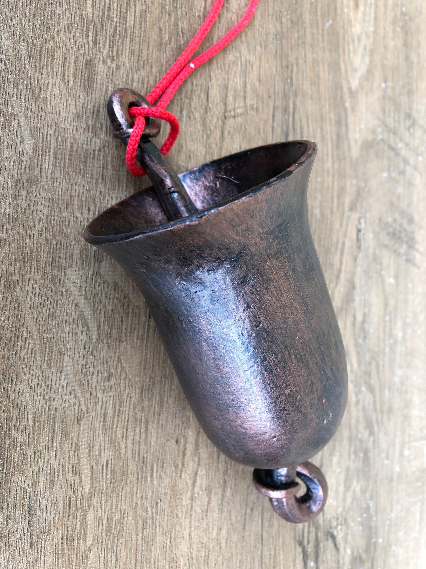 Bell for door, hand forged bell, bell, iron gift, wedding anniversary, anniversary gift, iron bell, steel bell, steel gift, bell with hook