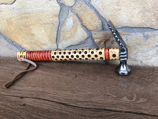 Hammer, hand crafted hammer, decorative hammer, carpentry woodwork, carpenter tool, woodwork tool, carving hammer, engraved hammer,mens gift