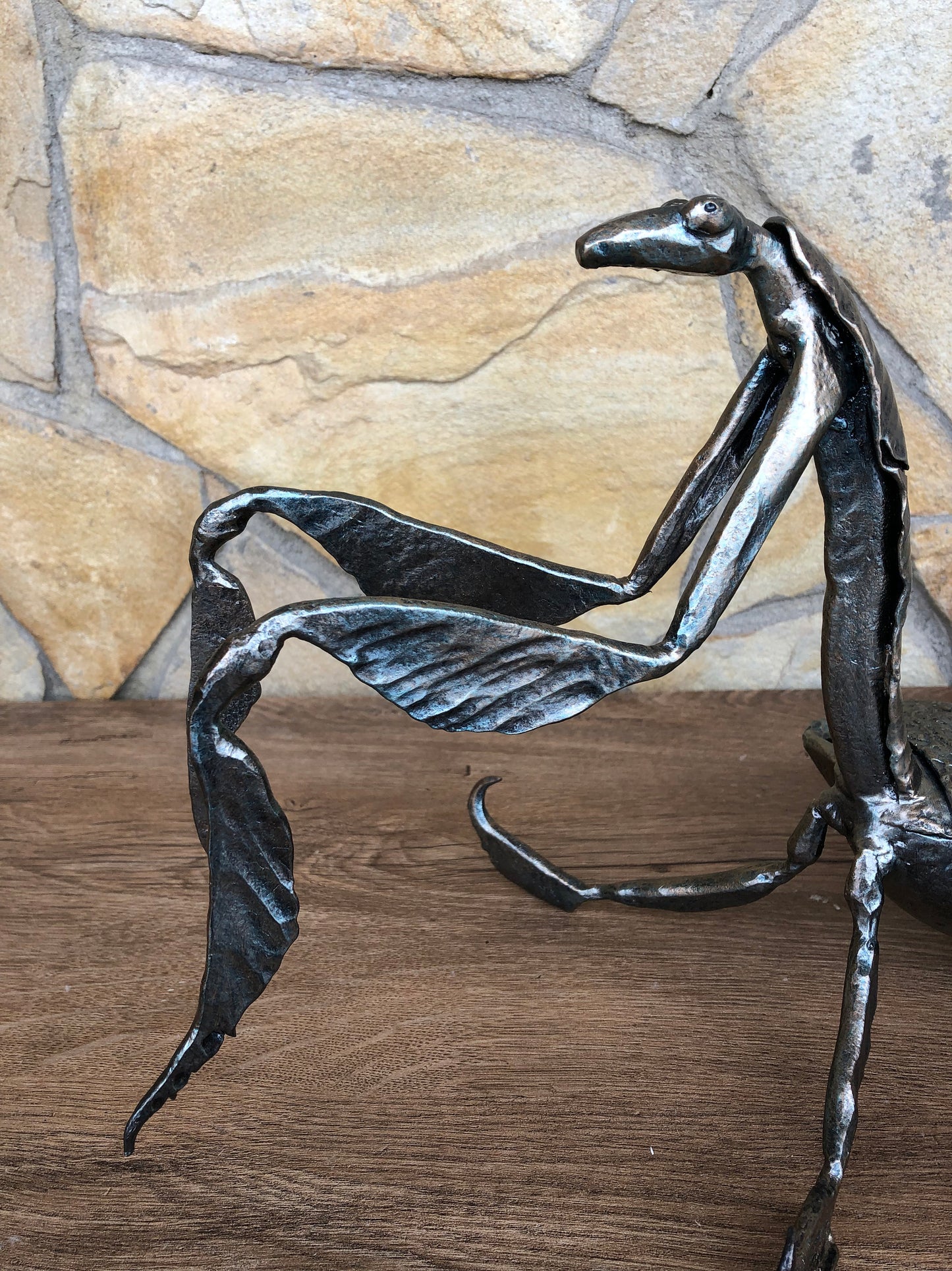 Ash tray, ashtray, forged ash tray, cigar ashtray, cigar ash tray, metal mantis, smoker accessories, tobacco, gift for smoker, cigar case