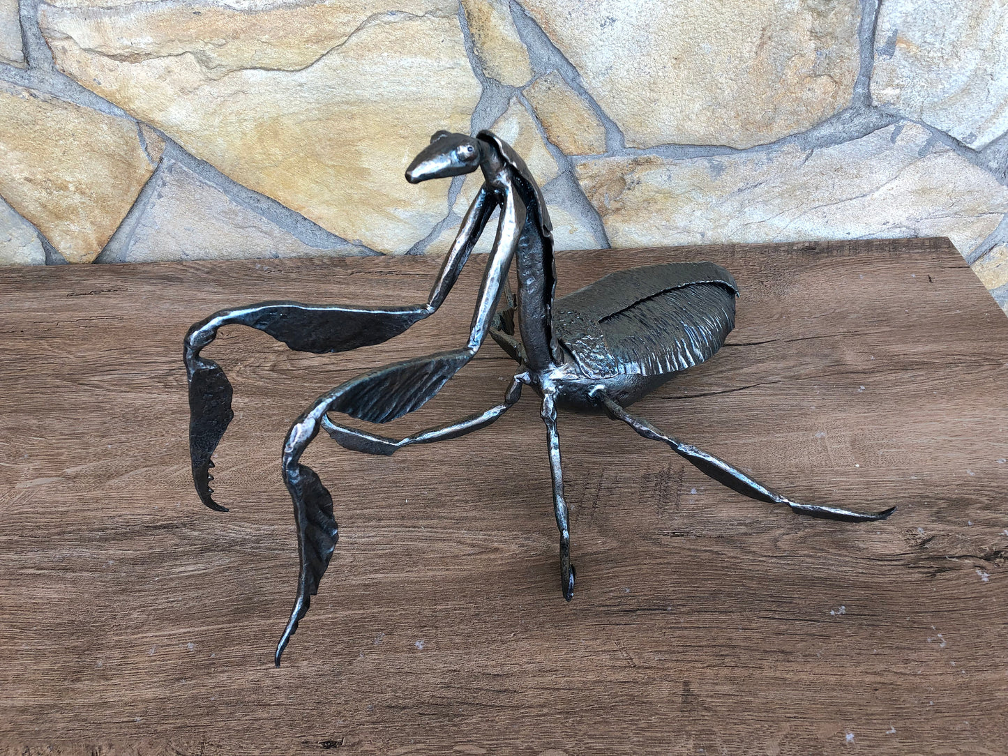 Ash tray, ashtray, forged ash tray, cigar ashtray, cigar ash tray, metal mantis, smoker accessories, tobacco, gift for smoker, cigar case
