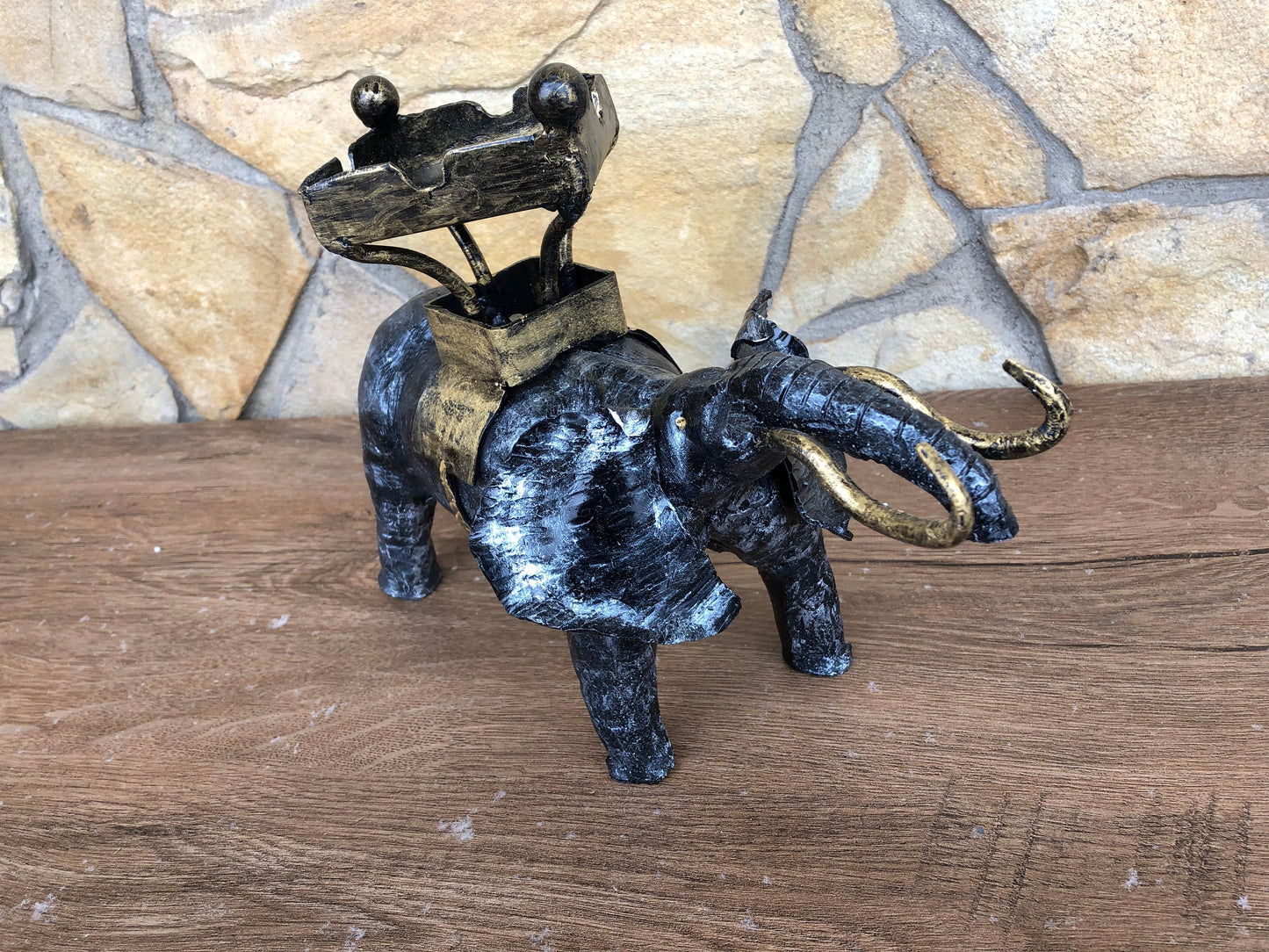 Hand forged ashtray, cigar ashtray, ashtray, cigar ash tray, cigarette ashtray, smoker accessories, gift for smoker, mens gifts, elephant