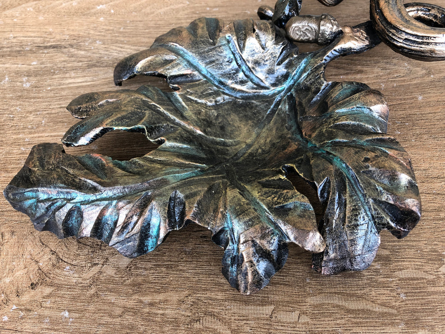 Ring dish, iron ring dish, jewels, rings, wedding rings, wedding rings holder, jewelry storage, metal art, table decoration, forging art