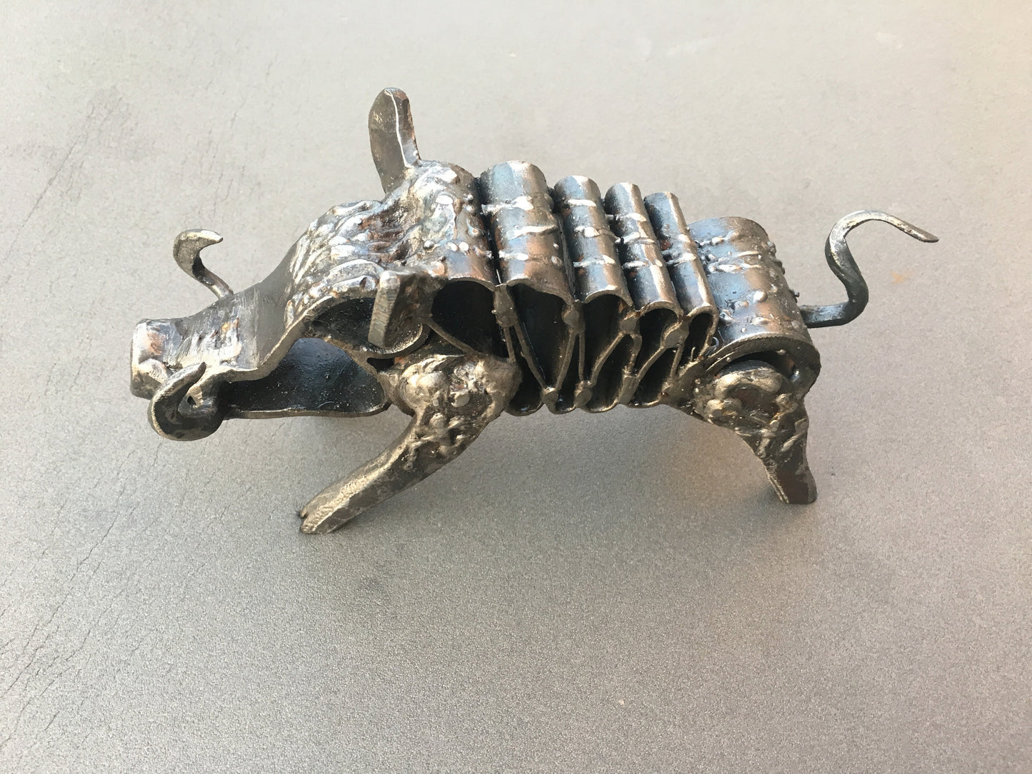 Hand forged boar, boar, wild boar, aper, boar gift, boar skull, boar figurine, boar head, boar art, boar charm, boar statue, iron gifts