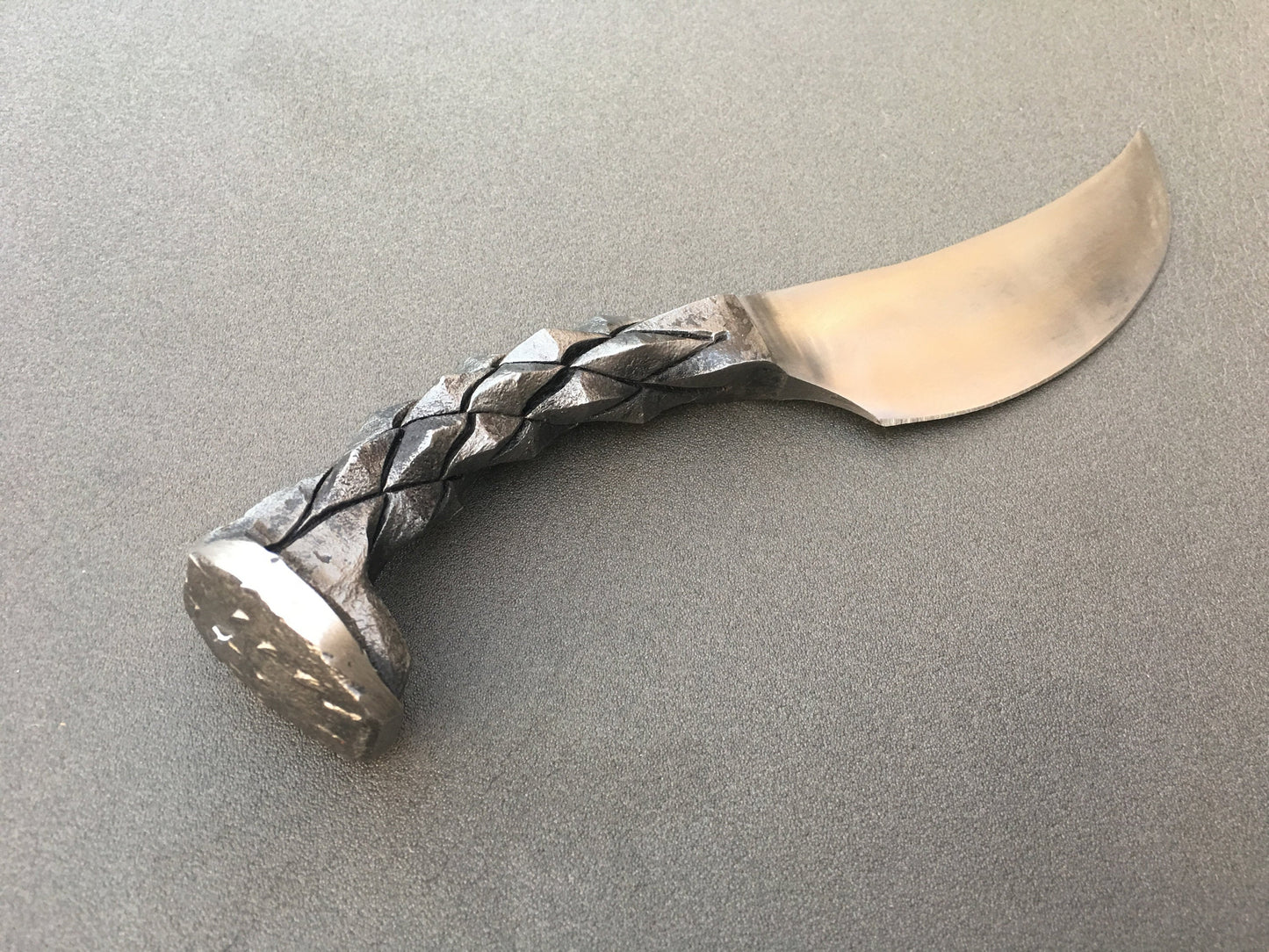 Railroad spike knife, iron anniversary, iron gift for him, mens gifts, engraved knife, gift box, knife decor, knife for groomsmen, knife set