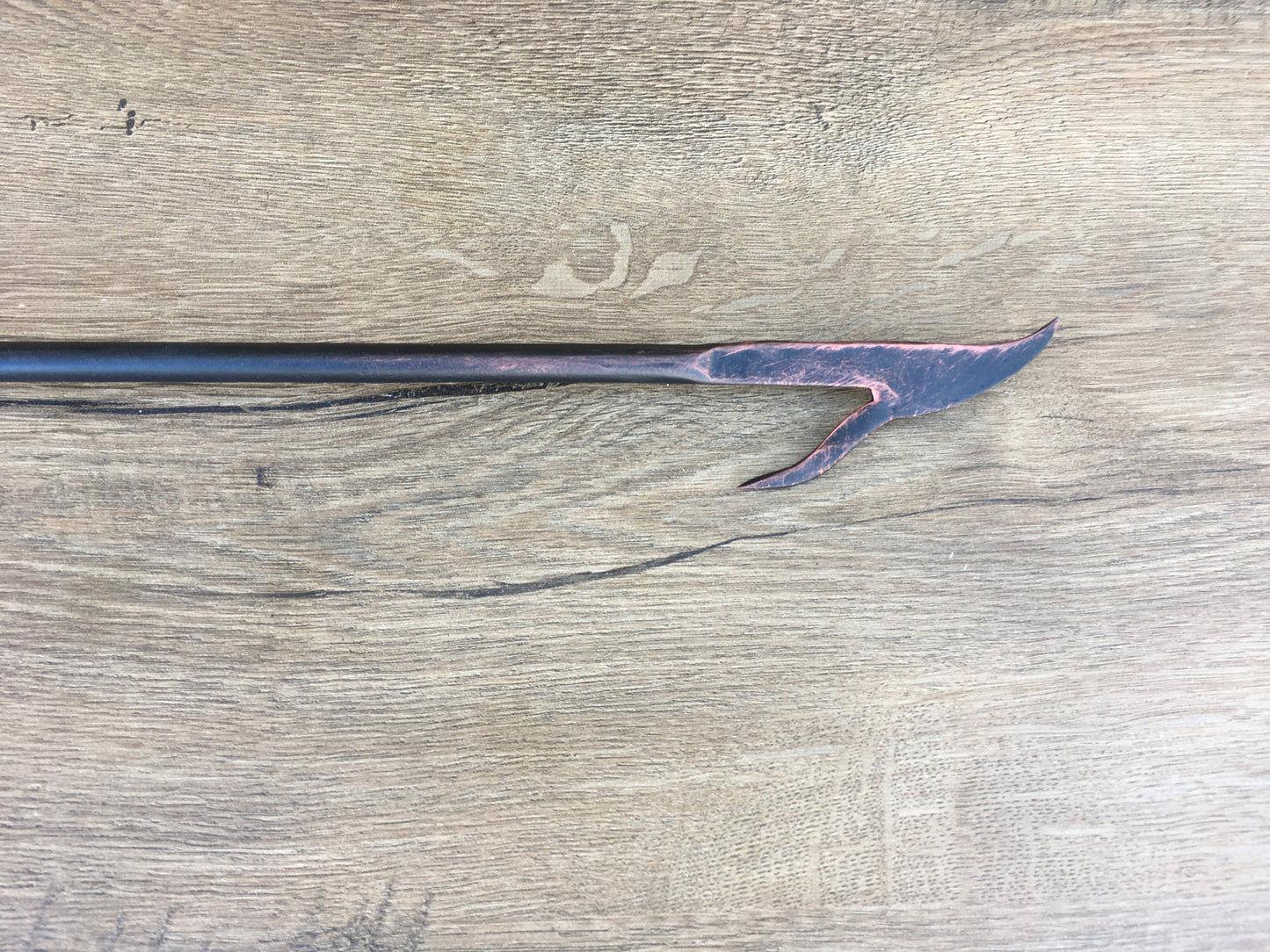 Fire poker, mens gift, manly gift, fireplace, fireside, hand forged fire poker, fire accessories, anniversary gift, birthday metal gift
