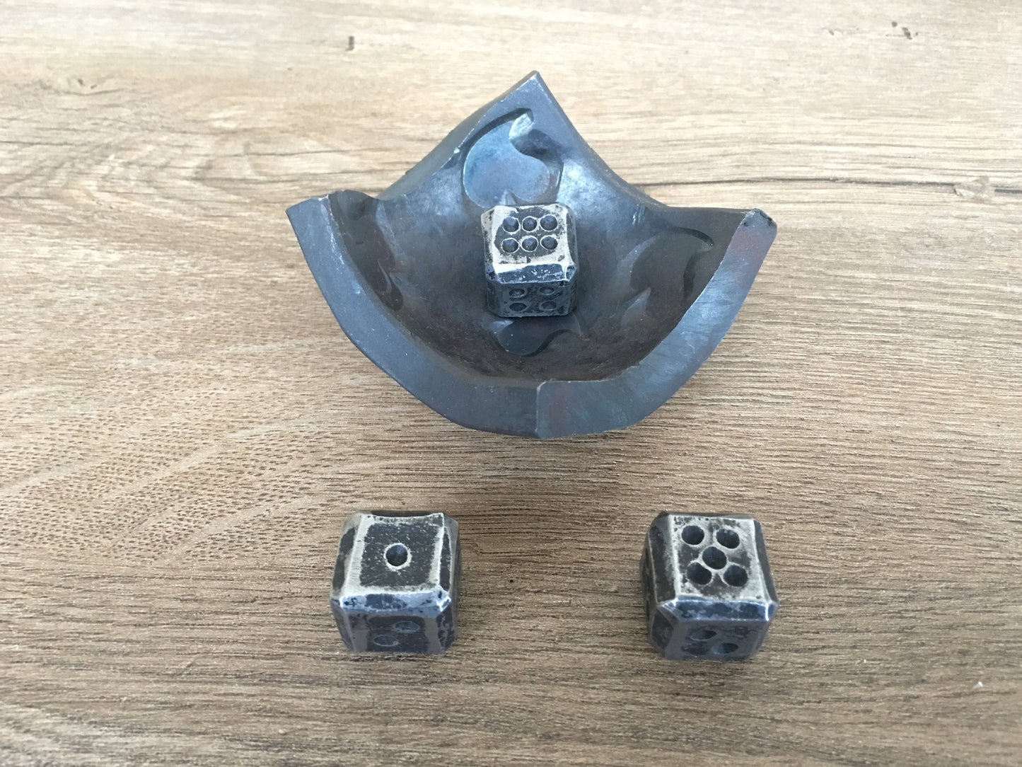 Iron dices, set of dices, iron dice, steel dice, custom dice, pair of dices,iron gifts, axe,gaming dice,role playing games,tabletop dice box