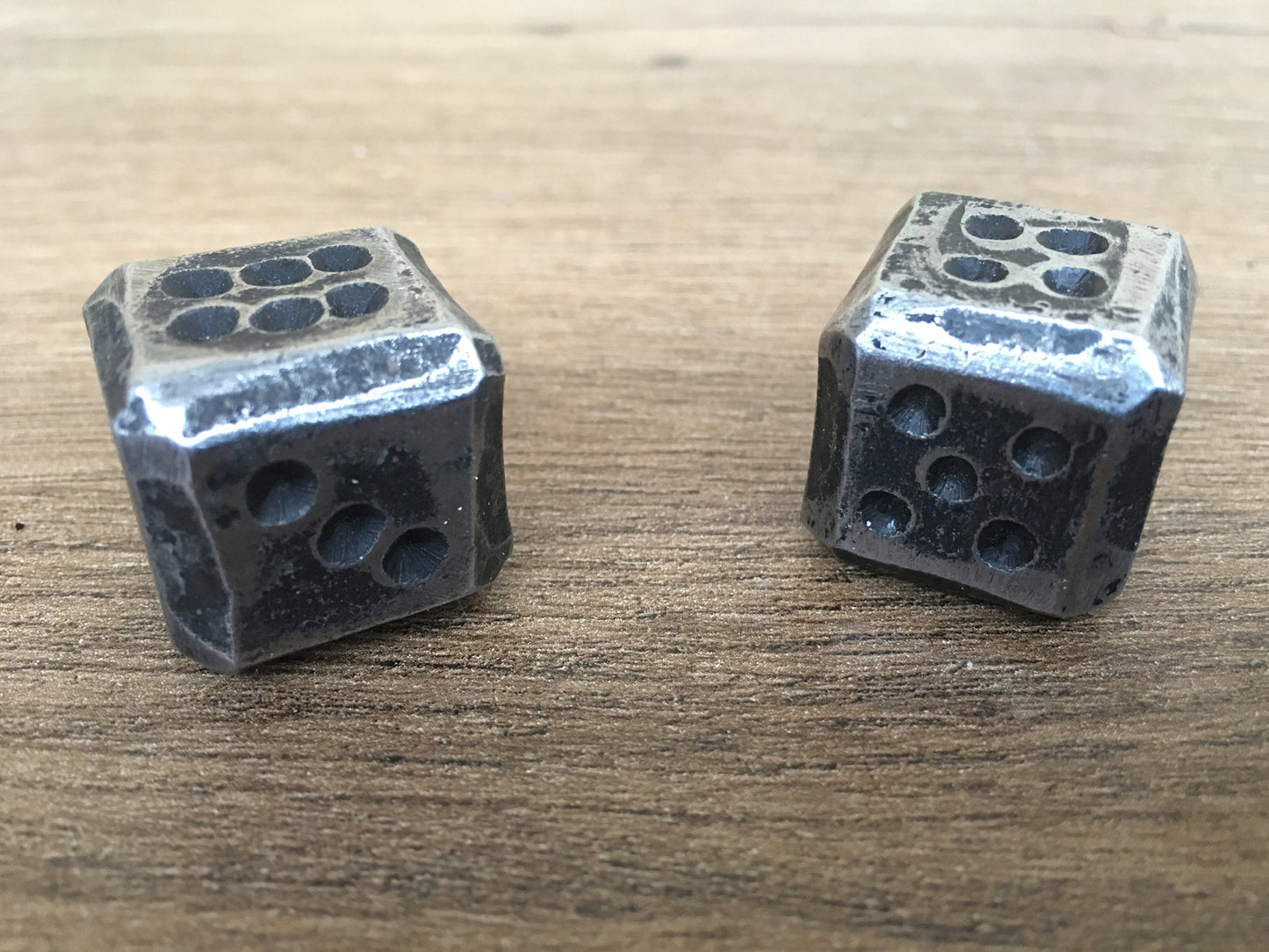 Iron dices, set of dices, iron dice, steel dice, custom dice, pair of dices,iron gifts, axe,gaming dice,role playing games,tabletop dice box