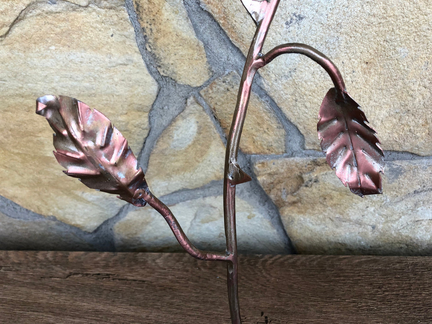 Wrought iron rose, hand made rose, metal rose, steel rose, iron rose, metal rose sculpture, metal rose gift, metal gift for her, forging art