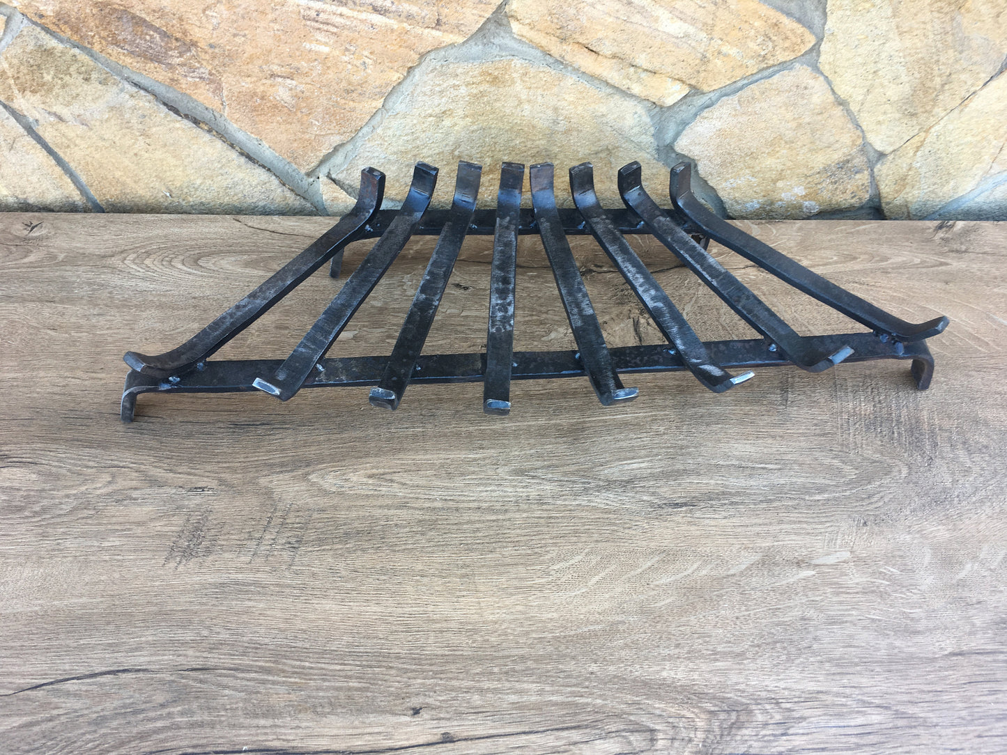 Fireplace grate, log grate, fire grate, hearth, wood holder, fireplace hearth, wood stove rack, fireplace rack, log basket, rustic decor