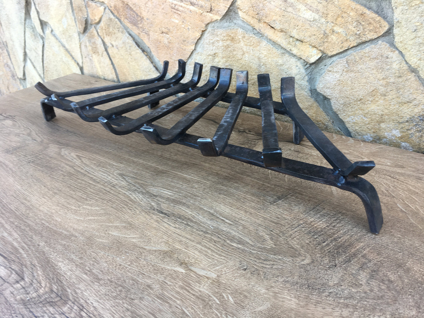 Fireplace grate, log grate, fire grate, hearth, wood holder, fireplace hearth, wood stove rack, fireplace rack, log basket, rustic decor