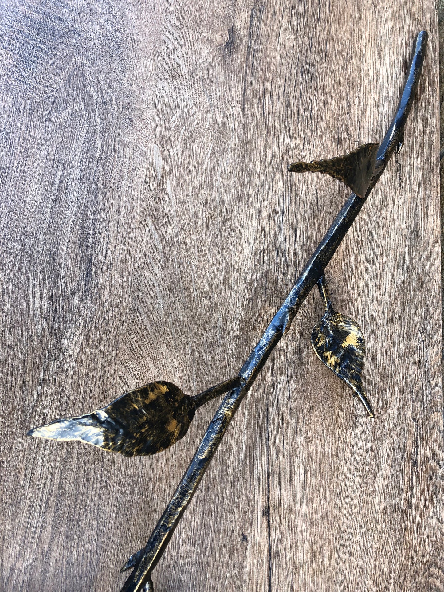 Metal rose, iron metal art, iron sculpture, steampunk furniture, iron anniversary gift for her, metal sculpture, wrought iron gift for her
