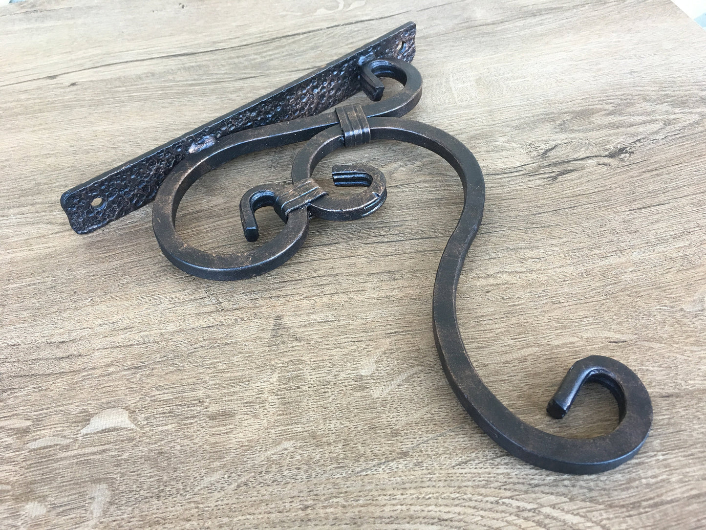 Iron anniversary gift for her, plant hook, plant hanger, plant holder, hanging plant, hanging planter, pot hook, flowerpot hanger,iron gifts