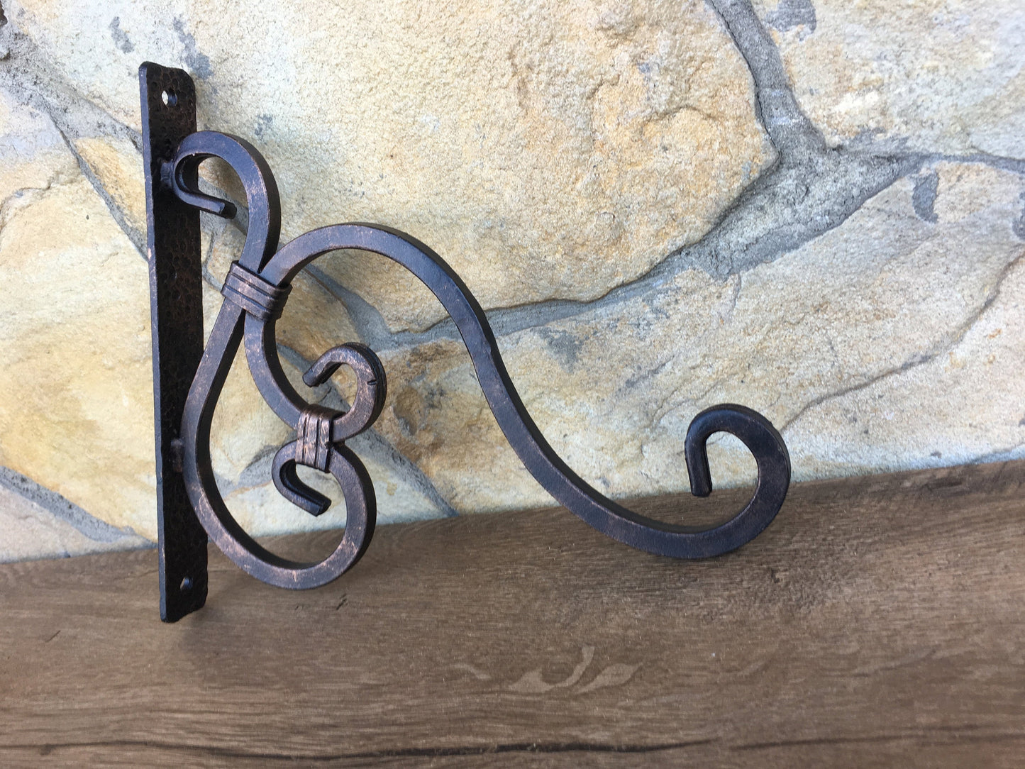 Iron anniversary gift for her, plant hook, plant hanger, plant holder, hanging plant, hanging planter, pot hook, flowerpot hanger,iron gifts