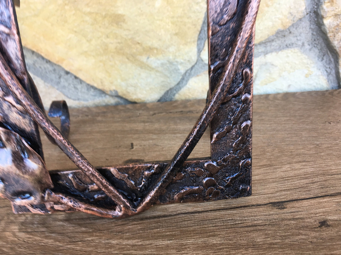 Metal photo frame, 6th anniversary gift, picture frame, iron anniversary gift for her, iron gift for her, birthday gift for her, iron gifts