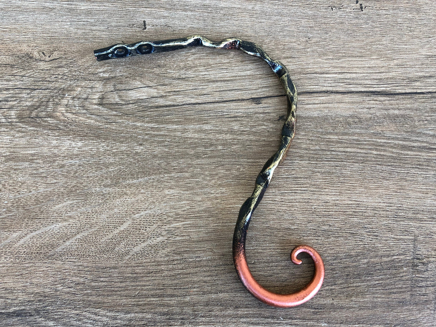 Plant holder, iron plant hook, iron anniversary gift, plant hanger, hanging plant, hanging planter, pot hook, flowerpot hanger, iron gifts