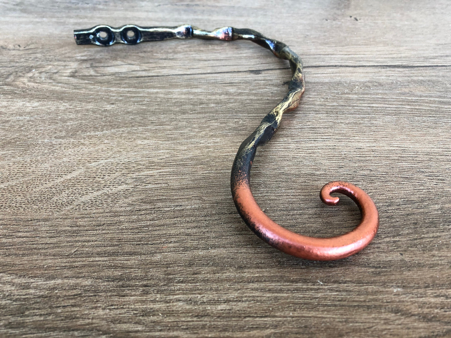 Plant holder, iron plant hook, iron anniversary gift, plant hanger, hanging plant, hanging planter, pot hook, flowerpot hanger, iron gifts