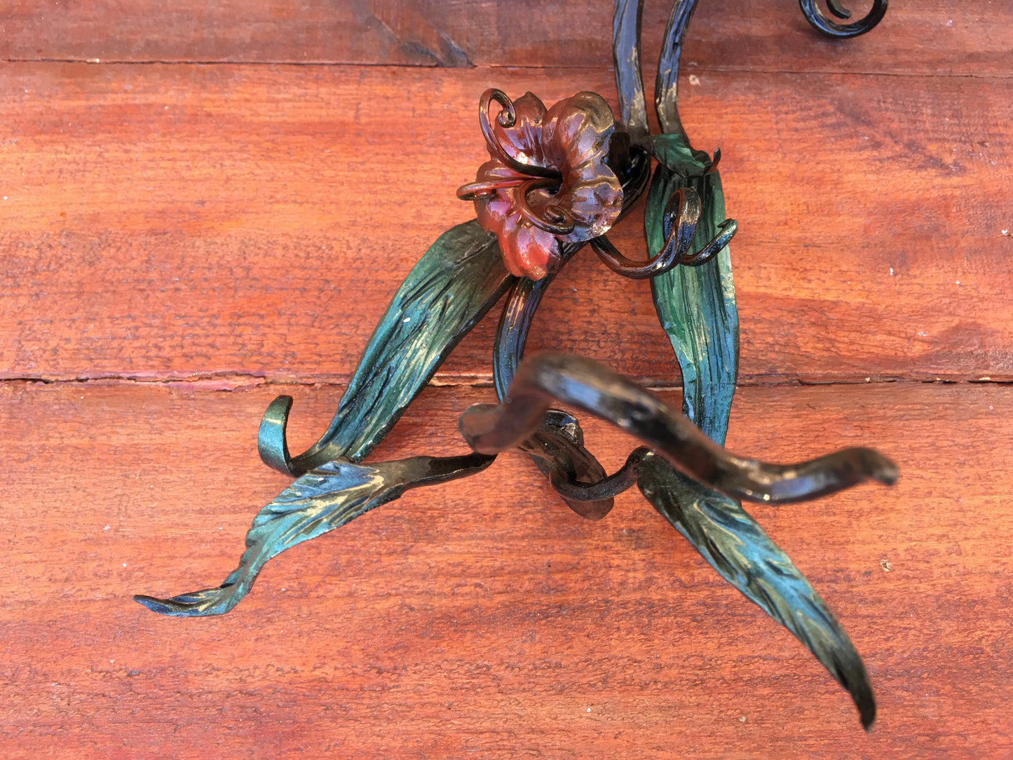 Metal flower, iron flower, hand forged flower, flower decor, floral decor, florist gifts, floral charm, flower lover gift, flower lover,rose