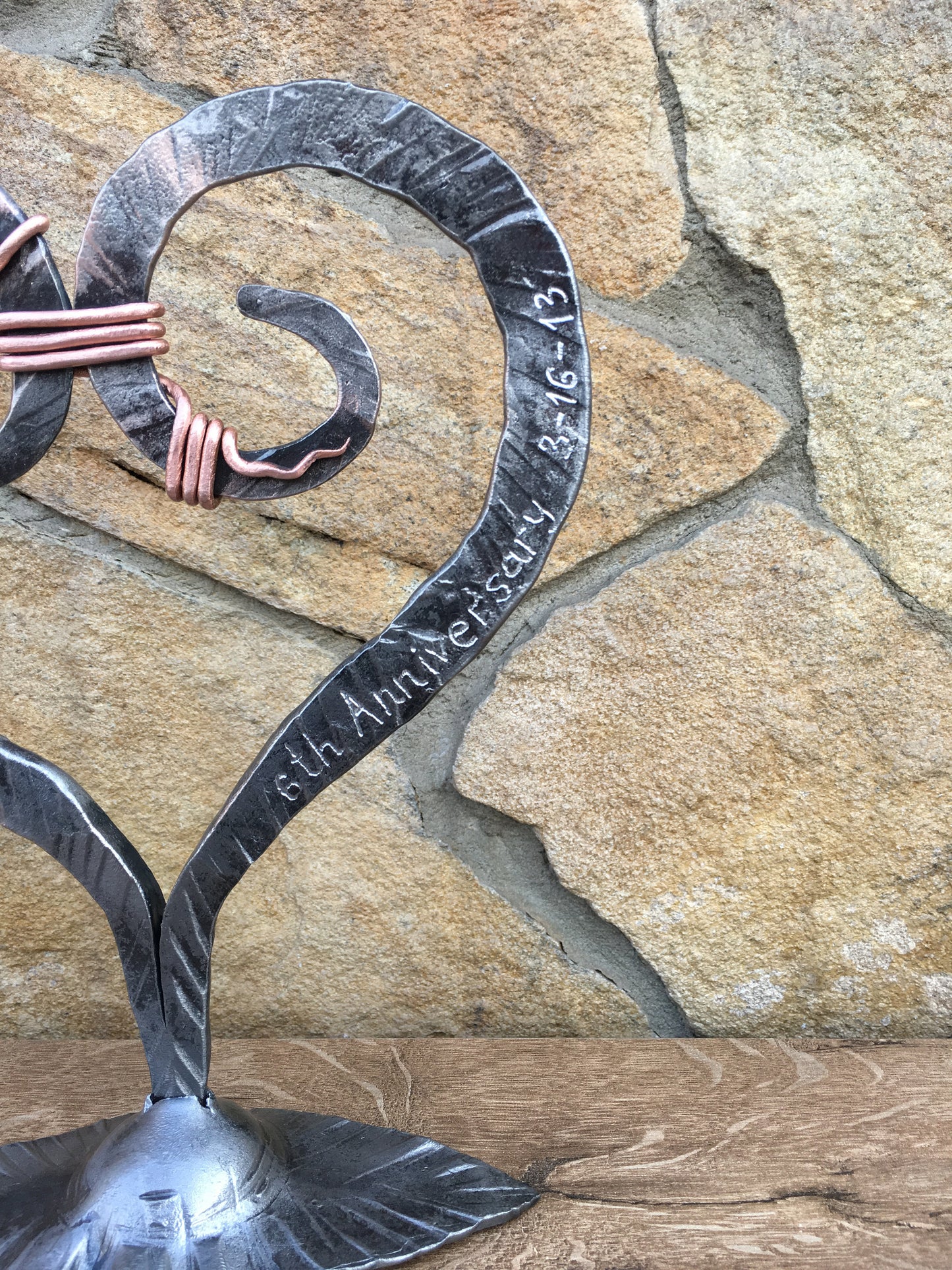 6th anniversary gift for her, iron gift, iron anniversary gift, 6th anniversary gift, iron anniversary,6 year wedding,iron heart, iron gifts