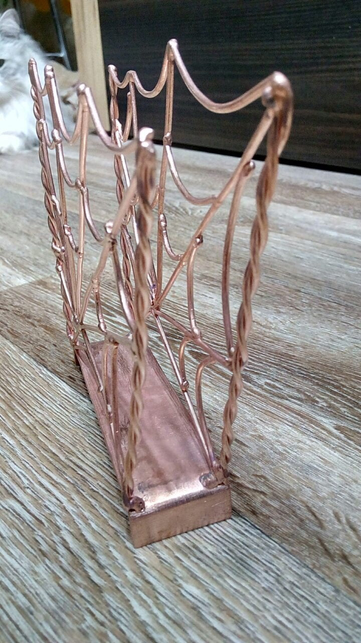 Napkin holder, copper gifts, 7 year gifts, copper napkin holder, 7th anniversary gift, copper anniversary, kitchen utensils, napkin stand