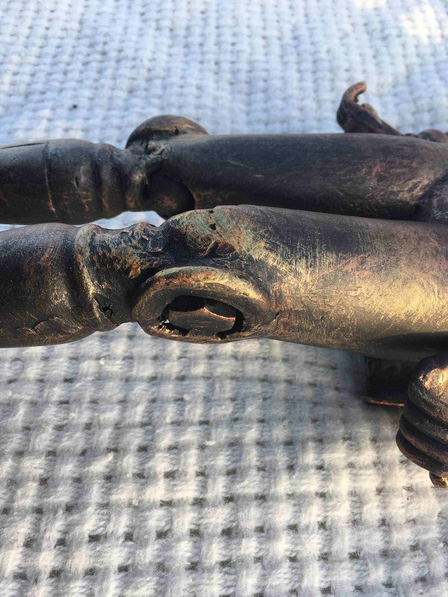 Steampunk sculpture, steampunk figurine, recycled art, recycled gifts, upcycle art, upcycle decor, upcycled gift, industrial gifts, statue