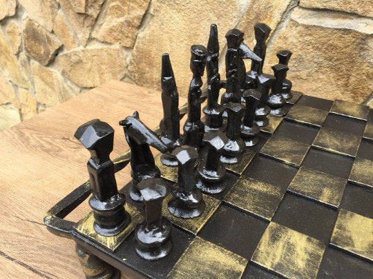 Chess table, chess lover gift, chess, chess accessory, iron gift, table, anniversary, Christmas, birthday, gift for men, mens gift,dads gift