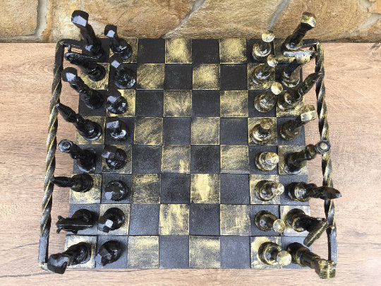 Chess, chess set, chess board, table game, chess pieces, chess table, chess gift, chess decor, board game, chess metal, chess charm, games