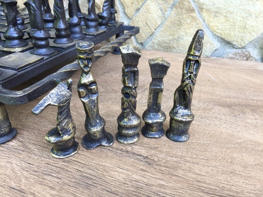 Chess table, chess lover gift, chess, chess accessory, iron gift, table, anniversary, Christmas, birthday, gift for men, mens gift,dads gift