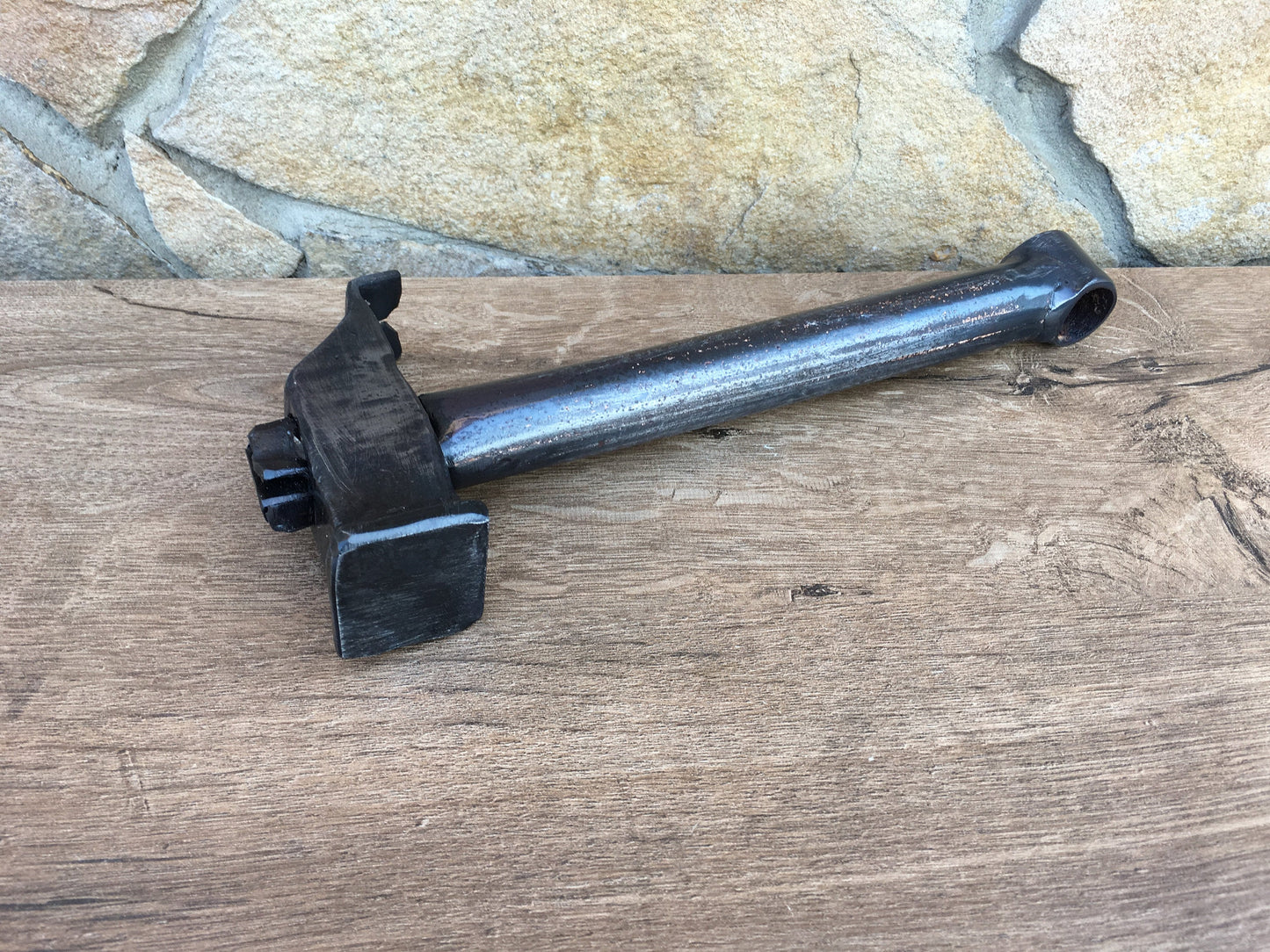 Hand forged hammer, claw hammer, decorative hammer, viking axe, mens gift, iron gift for him, Thors hammer, steel hammer, blacksmith hammer